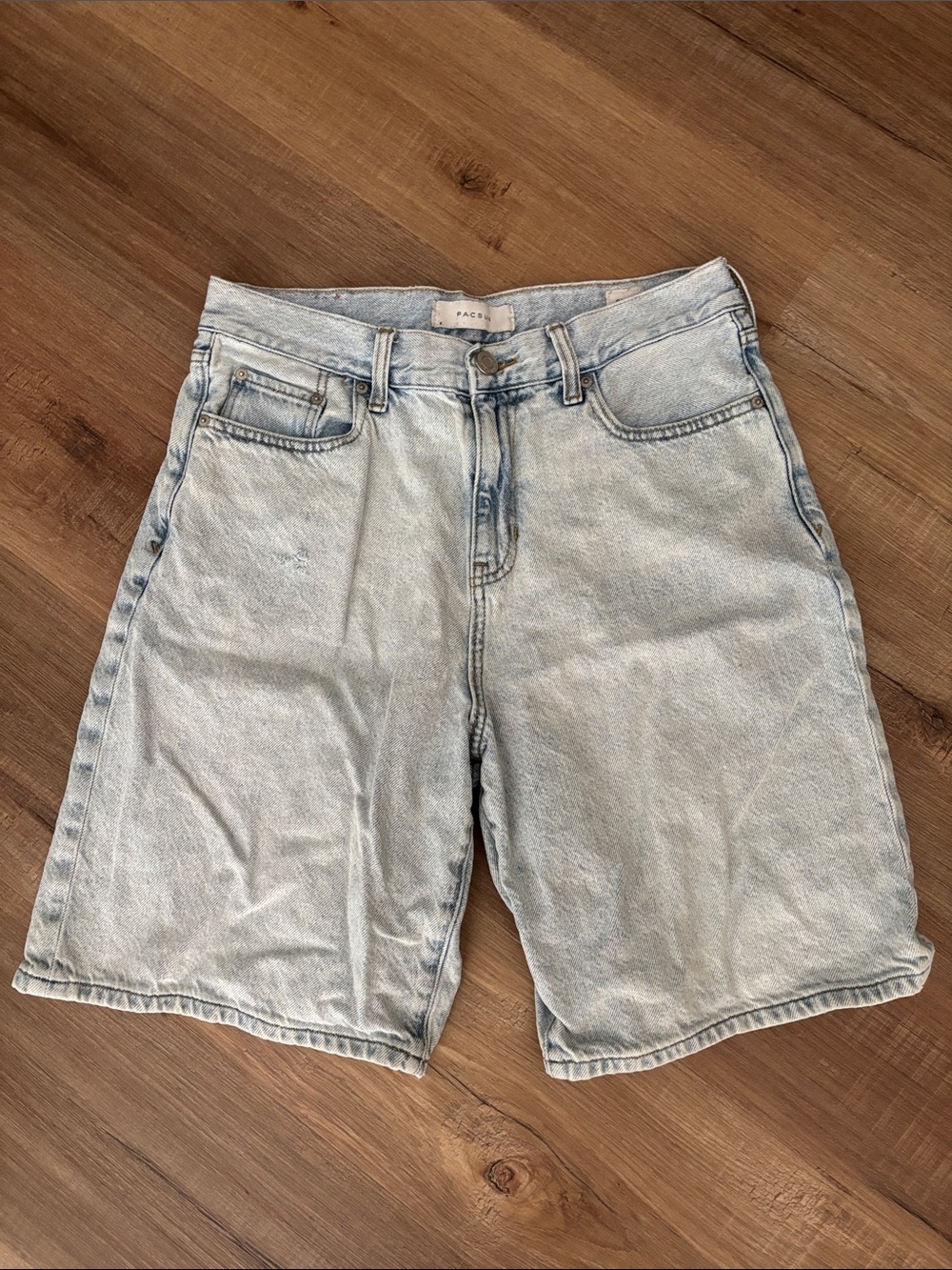 PacSun Light Blue Men's Denim Jorts